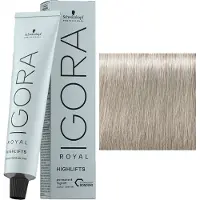Schwarzkopf Professionnel Igora Royal Highlifts - Peinture capillaire formule éclaircissante, 60 ml 12-21 | Cendre blonde spéciale cendrée
