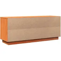 vidaXL Armoire à chaussures cire marron 110x34x45 cm bois pin massif