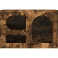 vidaXL Armoire TV Chêne fumé 60 x 35 x 40 cm Bois composite