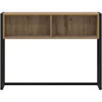 vidaXL Table d'appoint avec stockage Chêne artisan 100 x 36 x 75 cm