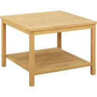 vidaXL Table d'appoint Huile naturelle 60 x 60 x 45 cm Bois massif Acacia