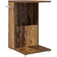 vidaXL Table d'appoint Bois ancien 40 x 35 x 60 cm Bois d'ingénierie