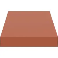 vidaXL Étagères Murales 2 pcs Rouge 50 x 23,5 x 4 cm Bois d'ingénierie