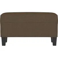 vidaXL Banc Marron 100x35x41 cm Tissu