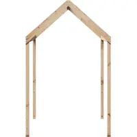 vidaXL Toit pour lit d'enfant 207x80,5x151,5 cm Pin massif