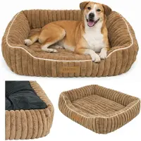 Dogeste panier pour chien CALMI 85x65x15 cm, velours côtelé, antidérapant