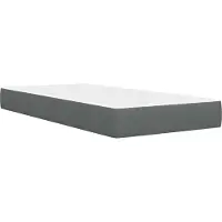 vidaXL Cadre de lit, 90 x 200 cm, gris foncé