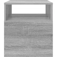 vidaXL Table d'appoint 2 pcs Gris Sonoma 40,5 x 40 x 45 cm