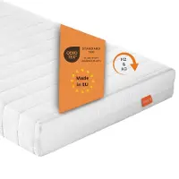 Sleepling matelas ergonomique 7 zones en mousse froide, 120 x 200 cm, H2 & H3, 15 cm, degré de fermeté duo, réversible, PureComfort