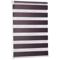 Everbrent Blumtal double store 70 x 130 - 155cm - store à enroulement Klemmfix, stores à enroulement pour fenêtres sans percer, store à enroulement pour fenêtres & portes, violet