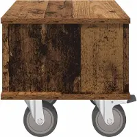 vidaXL Support TV vieux bois 37 x 35 x 35 cm Bois composite