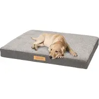 Dogeste Matelas orthopédique pour chien 90x70 cm taille XL – gris