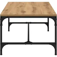 vidaXL Table basse en chêne Artisan 100 x 50 x 35 cm Bois composite
