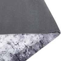 vidaXL Tapis de Cuisine Gris 150 x 45 cm Velours