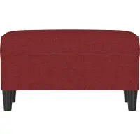 vidaXL Banc Rouge bordeaux 70x35x41 cm Tissu