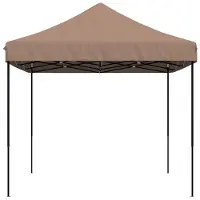 vidaXL Tente de fête, 292 x 440 x 315 cm, couleur marron, tissu Oxford