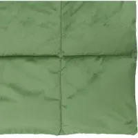 vidaXL Couverture d'été rembourrée verte 155 x 200 cm microfibre