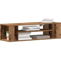 vidaXL Meuble TV en bois recyclé 100 x 30 x 26,5 cm, aggloméré
