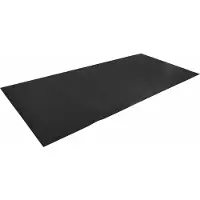 vidaXL Tapis de protection sportif Noir 200 x 90 x 0,6 cm PVC haute densité