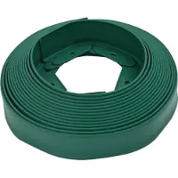 vidaXL Bordures de pelouse Vertes 4000 x 4 x 5 cm Plastique