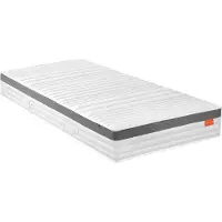 Sleepling - Matelas à ressorts 1000 Premium, 120 x 200 x 23 cm, 7 zones, revêtement en mousse froide, poignées réversibles, degré de fermeté 2, matelas à ressorts ensachés, blanc