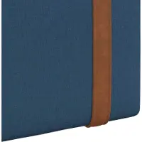 vidaXL Tête de lit suspendue BleuPolyuréthanestyle antique