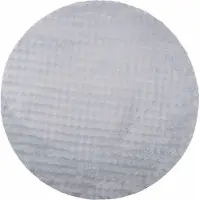 vidaXL Tapis ronds HUARTE Gris Ø 120 CM Polyester