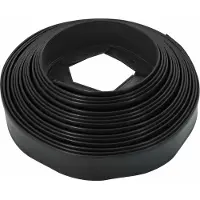 vidaXL Bordures de pelouse Noir 4000 x 4 x 5 cm Plastique