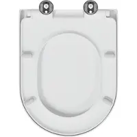 vidaXL Siège de toilette blanc 49 x 36 x 4 cm Duroplast