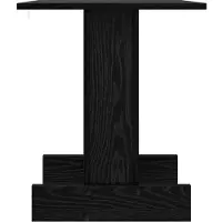 vidaXL Table d'appoint Chêne noir 44,5 x 45 x 55 cm Bois d'ingénierie