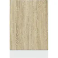 vidaXL Cache de lave-vaisselle Lyon Chêne Sonoma 45x3x67 cm Bois composite