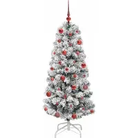 vidaXL Sapin de Noël Artificiel à Branches Articulées 150 cm PVC
