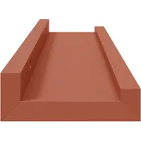 vidaXL Étagères Murales 2 pcs Rouge 40 x 9 x 3 cm Bois d'ingénierie