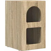 vidaXL Table de chevet 2 pcs Chêne Sonoma 29,5 x 35 x 50 cm