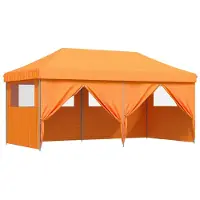 vidaXL Tente de réception orange 292 x 580 x 315 cm Tissu Oxford