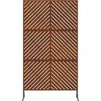 vidaXL Pare-vue Gris 100 x 50 x 180 cm Acier