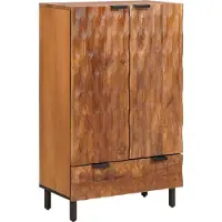 vidaXL Haut Armoire Uni Finition Acacia Brun