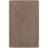vidaXL Ensemble de tapis de bain antidérapants 3 pcs Marron PP