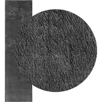 vidaXL Tapis de salon HUARTE anthracite 300 x 80 cm polyester