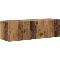 vidaXL Meuble TV mural en bois recyclé 98 x 31 x 29,5 cm, aggloméré