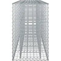 vidaXL Jardinière surélevée en gabions, 2 pièces, 250 x 50 x 80 cm, acier galvanisé