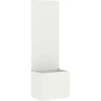 vidaXL Écran pare-vue pour jardin Blanc 50 x 32 x 150 cm