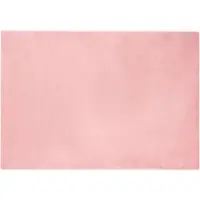 vidaXL Tapis antidérapant en Fourrure artificielle de lapin OLITE Rose