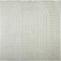 vidaXL Tapis de salon PALMERAS Vert 200 x 200 cm Polyester