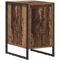 vidaXL Table de chevet Bois Ancien 39,5 x 30 x 50 cm Bois d'ingénierie