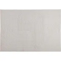 vidaXL Tapis PALMERAS Crème 170 x 120 cm Polyester