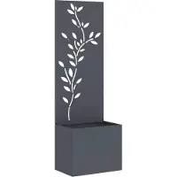 vidaXL Écran de confidentialité de jardin Anthracite 50 x 140 cm