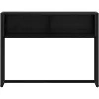 vidaXL Table d'appoint Chêne noir 100 x 36 x 75 cm Bois d'ingénierie