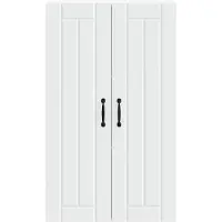 vidaXL Armoire murale LUCCA blanche 60 x 31 x 100 cm en aggloméré