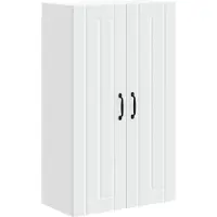 vidaXL Armoire murale LUCCA blanche 60 x 31 x 100 cm en aggloméré